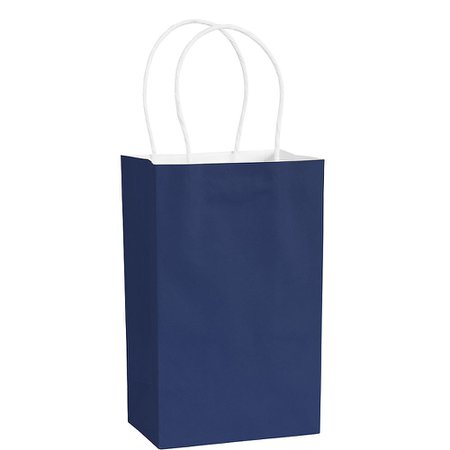 Small Royal Blue Paper Gift Bag 5 1/4in x 8 1/4in | Party City Canada