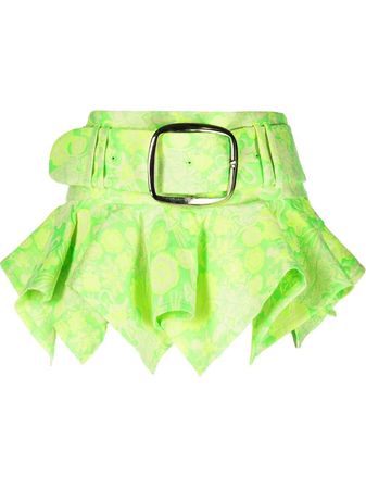 Charles Jeffrey Loverboy Paris Belted Mini Skirt - Farfetch
