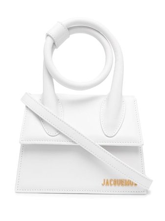 Shop white Jacquemus Le Chiquito Noeud tote bag with Express Delivery - Farfetch