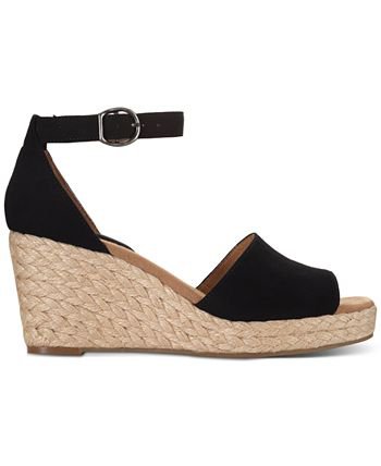 Style & Co Seleeney Wedge Sandals, Created for Macy's & Reviews - Sandals - Shoes - Macy's