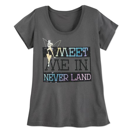 Tinker Bell ''Meet Me in Never Land'' T-Shirt for Women | shopDisney