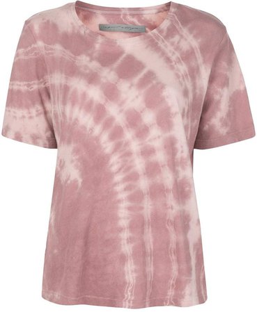 tie-dye print boxy fit T-shirt