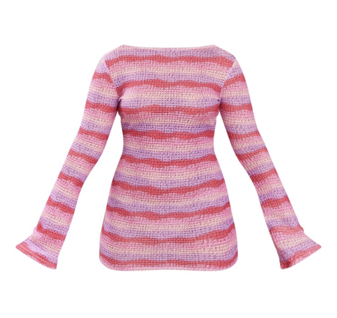 pink crochet plt