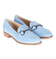 Pastel Blue Loafers 1