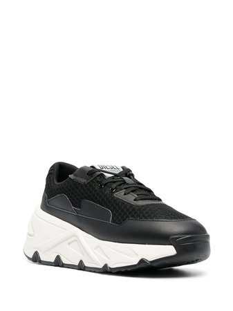 Diesel chunky-soled Panelled Trainers - Farfetch