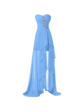Blue apron Dress