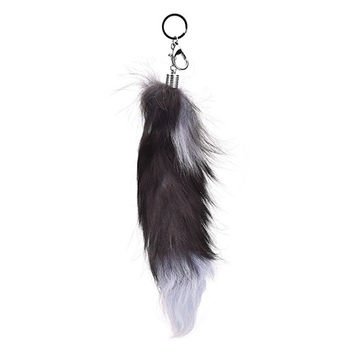 black and white faux fur tail - Google Search