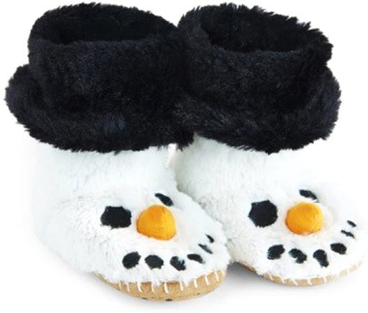 Amazon.com: Little Blue House by Hatley Kids' Toddler Hi-top Slouch Animal Slipper, Black Bear Paws, Small (5-7): Clothing