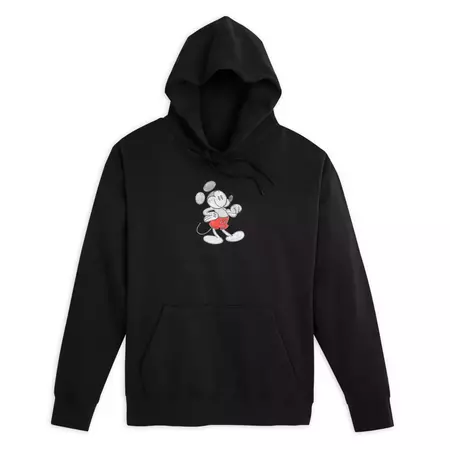 Mickey Mouse Genuine Mousewear Pullover Hoodie for Adults – Black | shopDisney