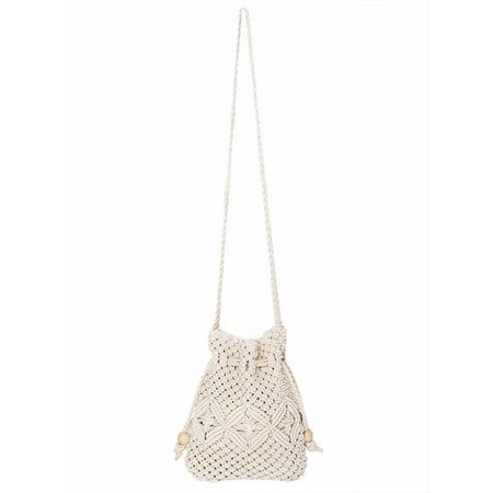 Cream Paloma Crochet Bag