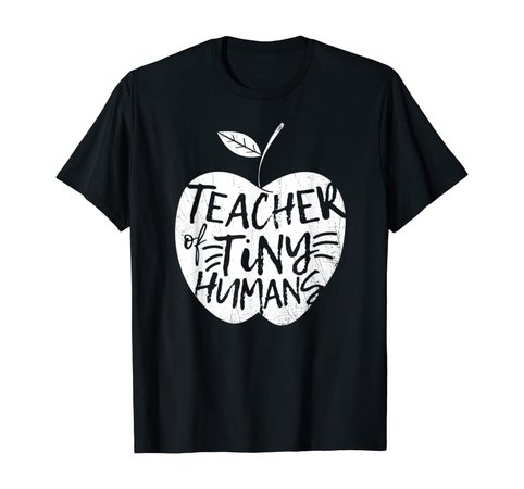 Amazon.com: Teacher Of Tiny Humans Funny Preschool Kindergarten Teacher T-Shirt : Clothing, Shoes & Jewelry