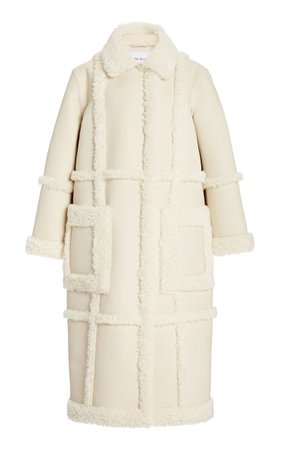 Patrice Faux Shearling And Suede Coat By Stand Studio | Moda Operandi