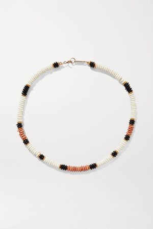 Ivory Gold-tone bone necklace | Isabel Marant | NET-A-PORTER