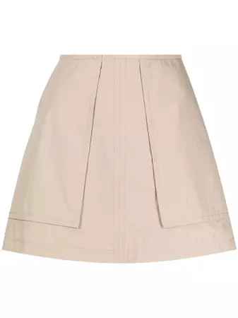 pushBUTTON two-pocket A-Line Skirt - Farfetch