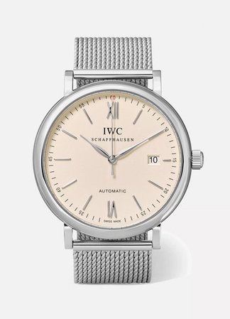 IWC SCHAFFHAUSEN | Portofino Automatic 40 stainless steel watch | NET-A-PORTER.COM