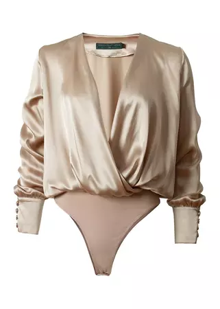 Silk Bodysuit (Champagne) – Holland Cooper ®