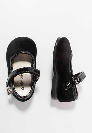 Victoria Shoes TERCIOPELO - Babies - black - ZALANDO.FR