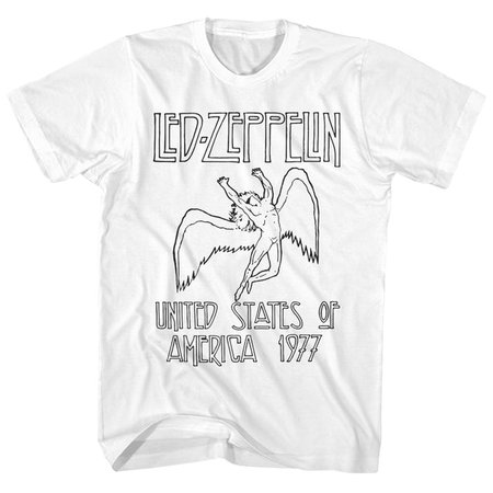 Led Zeppelin T-Shirt | USA 1977 Led Zeppelin Shirt (Reissue)