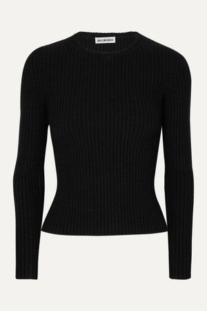 Balenciaga | Ribbed-knit top | NET-A-PORTER.COM