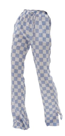 source unknown | checkerboard pants