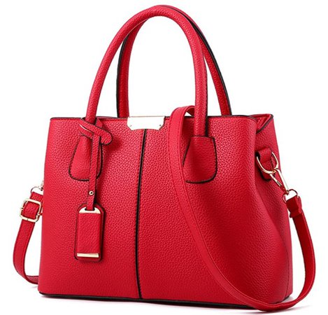 red bag purse
