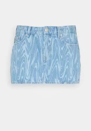 Tommy Jeans SOPHIE MICRO SKIRT - Denim skirt - denim light/light-blue denim - Zalando.co.uk