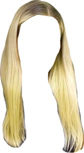 straight blonde hair Kim Kelly