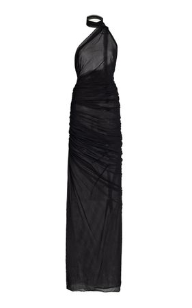Kendall Georgette Maxi Halter Dress By Ludovic De Saint Sernin | Moda Operandi