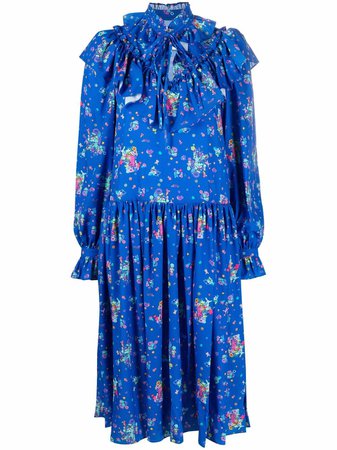Andersson Bell Ruffled floral-print Dress - Farfetch