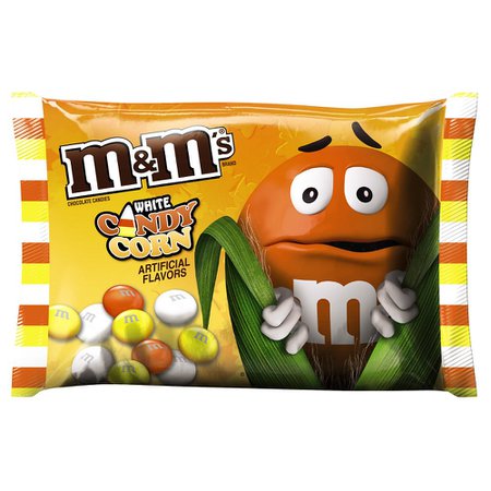 Mars M&M's Halloween Candy Corn White Chocolate Candies, 8 Oz. - Walmart.com - Walmart.com