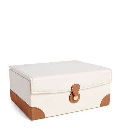 Ralph Lauren Home Leather Ryan Trinket Box | Harrods DE