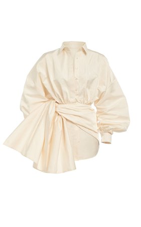 Silk Bow Mini Dress By Khyeli | Moda Operandi