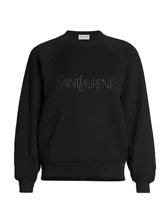 Shop Saint Laurent Raglan Sweatshirt | Saks Fifth Avenue