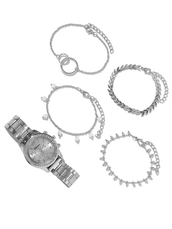 silver shein jewelry