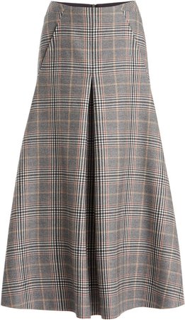 Roland Mouret Roscoe Wool-Blend Skirt