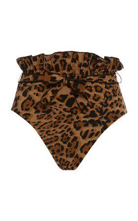 Lanai Reversible Leopard-Print Bikini Briefs by Karla Colletto | Moda Operandi