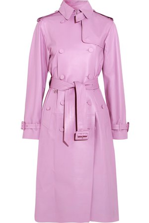 Valentino | Leather trench coat | NET-A-PORTER.COM