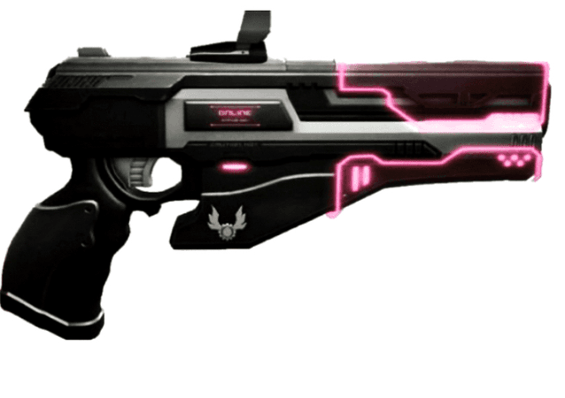 laser gun pink