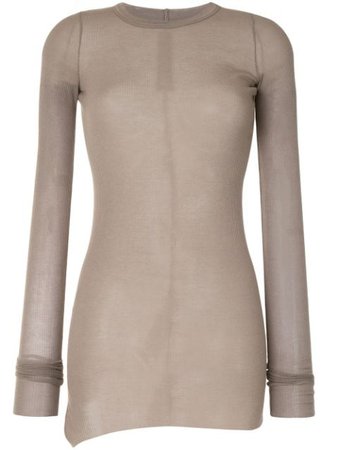 Rick Owens Fitted Ribbed Top - Farfetch