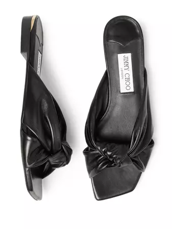 Jimmy Choo Avenue Leather Sandals - Farfetch