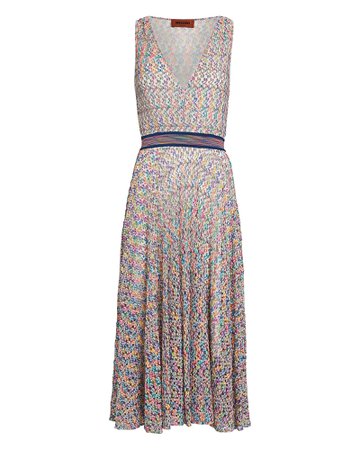 Missoni Rainbow Knit Faux-Wrap Dress | INTERMIX®