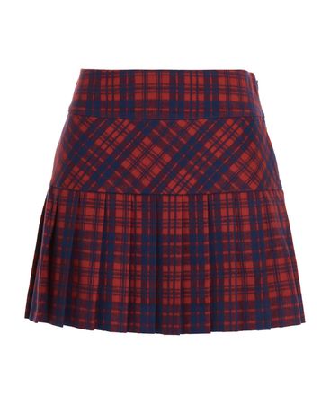 Dsquared2 Check Flannel Skirt | italist, ALWAYS LIKE A SALE