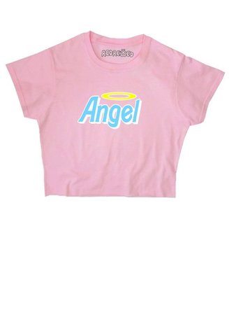 Pink Angel Crop Top