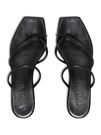 Aeyde square-toe Flat Sandals - Farfetch
