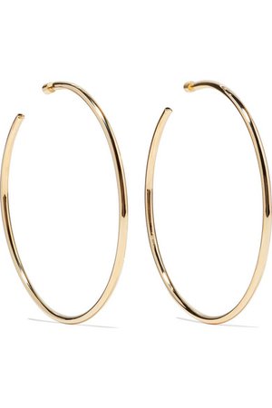 Jennifer Fisher | Lilly gold-plated hoop earrings | NET-A-PORTER.COM
