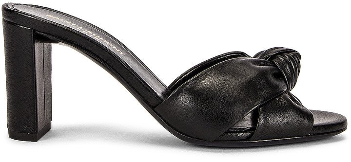Bianca Mule Sandals in Nero | FWRD