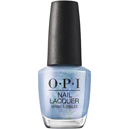 blue nail lacquer