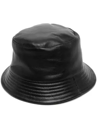 ISABEL MARANT Leather Bucket Hat - Farfetch