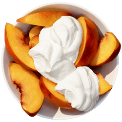 peaches and cream