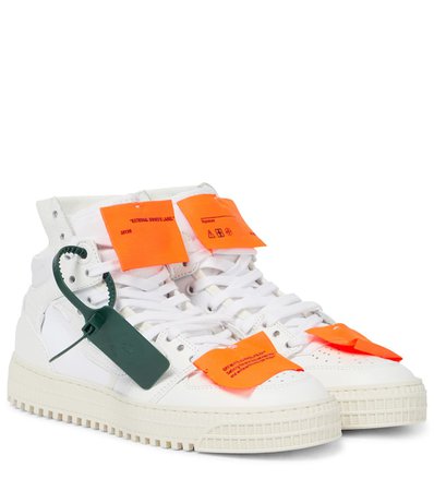 Off-White - 3.0 Court high-top leather sneakers | Mytheresa